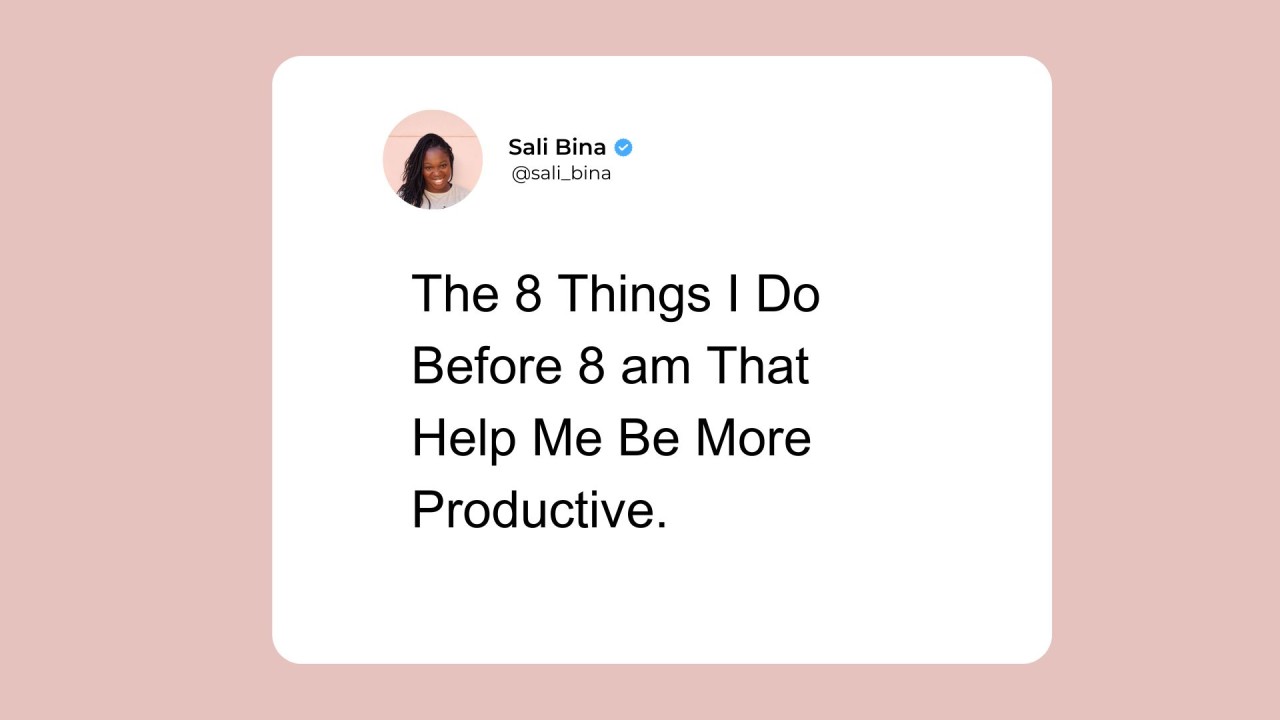 Dawn to Dollars: My 8 before 8 am Morning Rituals that Maximize