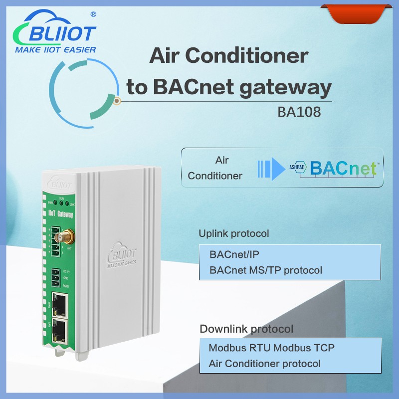  Air Conditioning Protocols to BACnet Gateway BA108