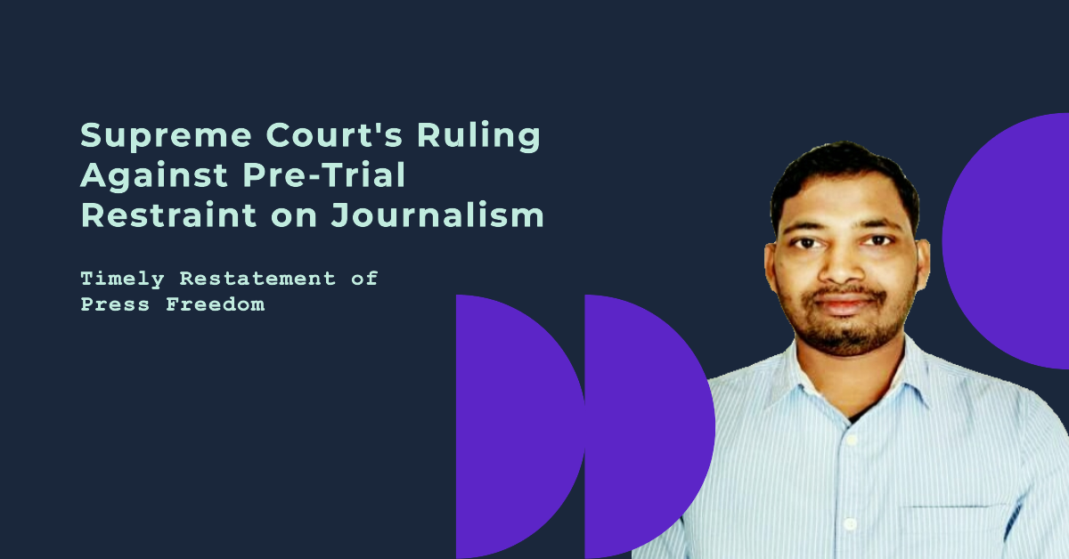 Timely restatement: Supreme Court makes a case against pre trial Timely restatement: Supreme Court makes a case against pre trial