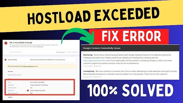 How to Solve the Hostload Exceeded Error in Google Search Console