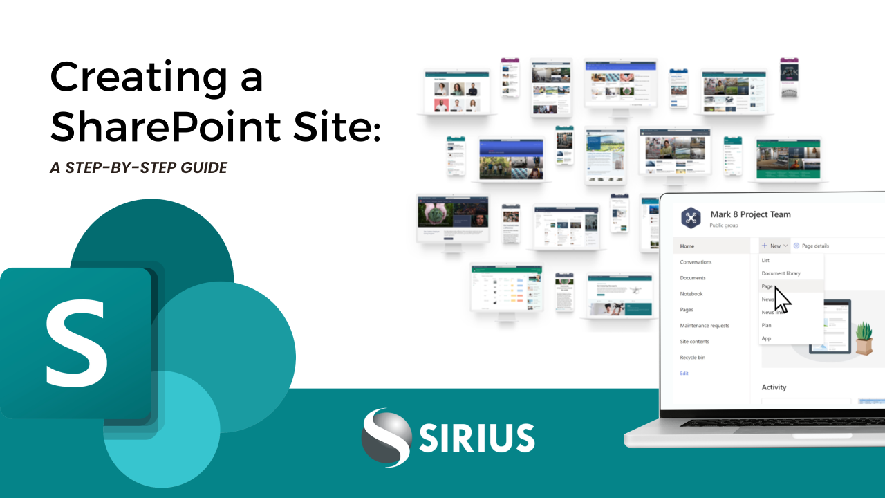 Creating a SharePoint Site: Step by Step Guide Creating a SharePoint Site: Step by Step Guide