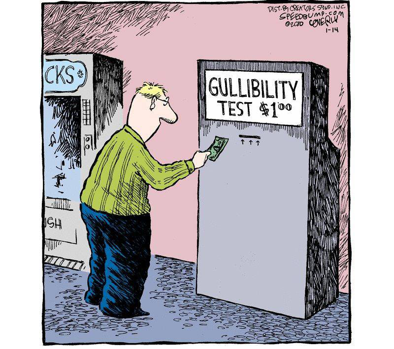 Is a Gullibility Score Needed for AI? Is a Gullibility Score Needed for AI?