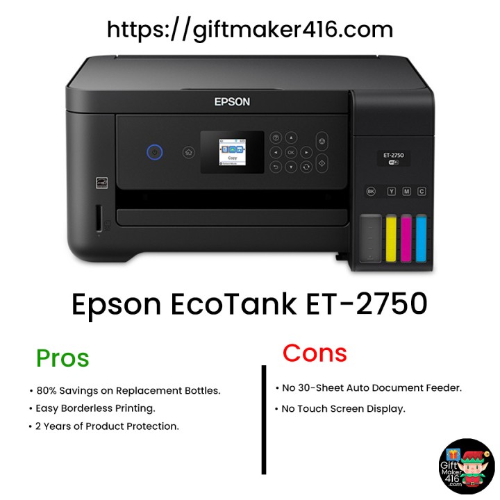 Datter ejer på Epson EcoTank ET-2750 Review