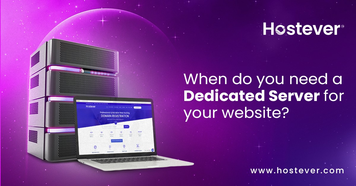 When do you need a dedicated server for your website?