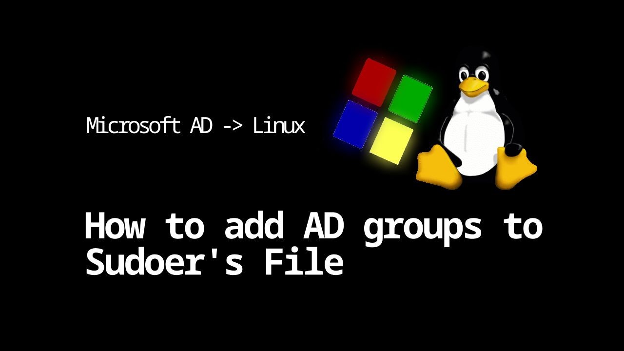 How To Add Ad Groups To Sudoers File Rtt#1