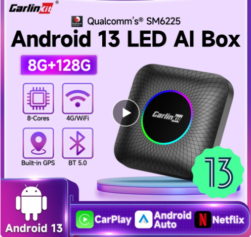 Unleashing the Future: Android 13 CarlinKit CarPlay AI Box