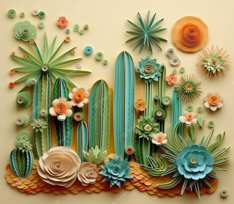 Creative Paper Craft Ideas for Wall Decoration
