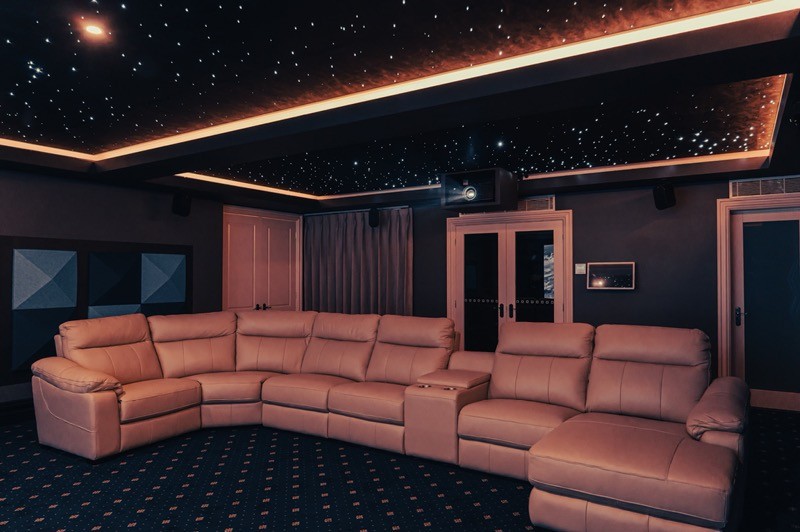 Home Theater Build With Star Lighting