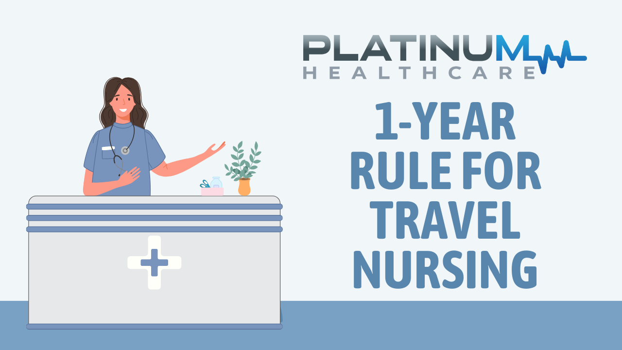 travel nursing 1 year rule