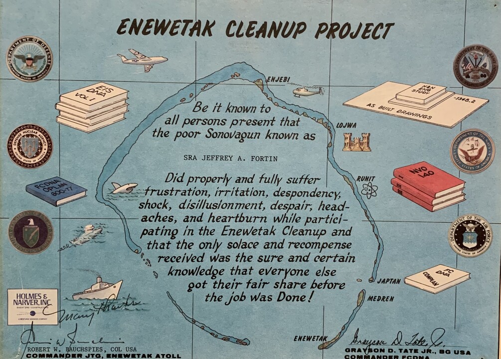Enewetak Atoll Atomic Veterans are still suffering from years of Enewetak Atoll Atomic Veterans are still suffering from years of