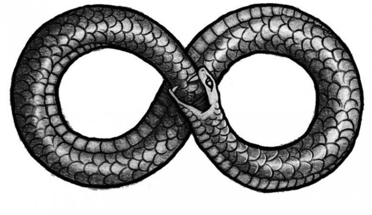 Embracing the Ouroboros: Unraveling the Infinite Loop of Creativity and Literature