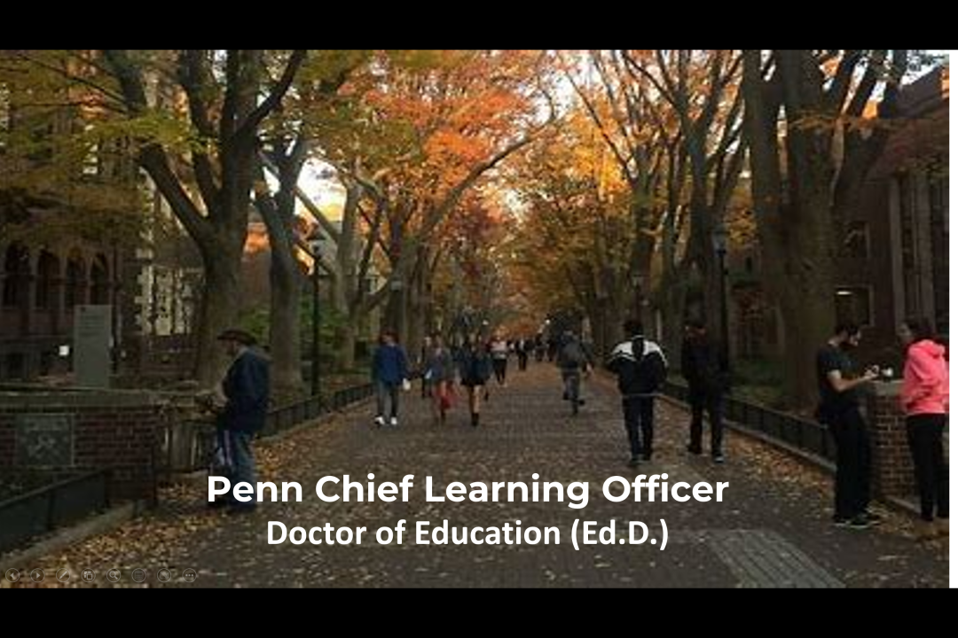 The Penn Chief Learning Officer Program The Penn Chief Learning Officer Program