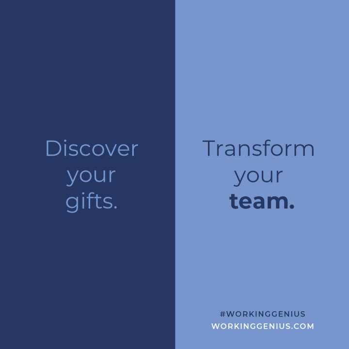 My Working Genius: Galvanizing Tenacity My Working Genius: Galvanizing Tenacity