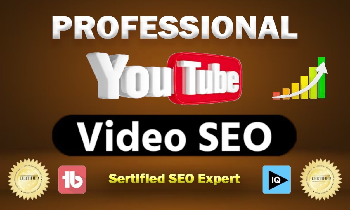 I will do best youtube chennel SEO expert and video optimization for top ranking