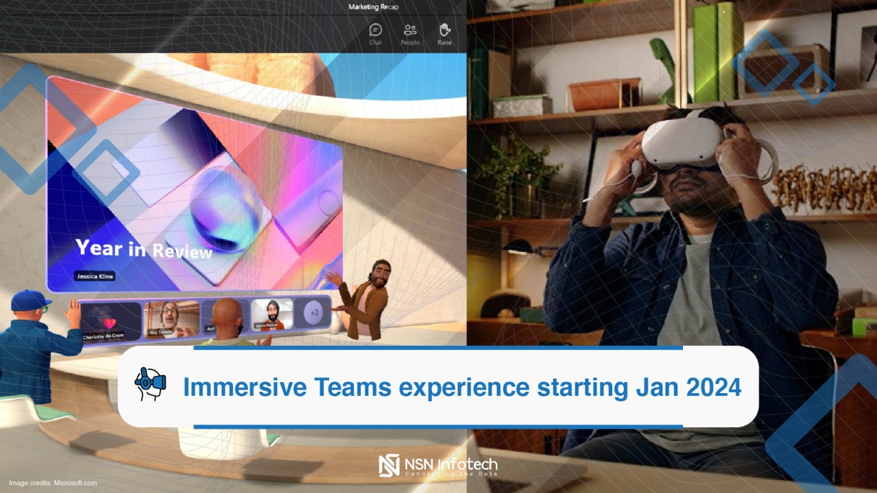 Microsoft Mesh Immersive Spaces for MS Teams - Available in January 2024
