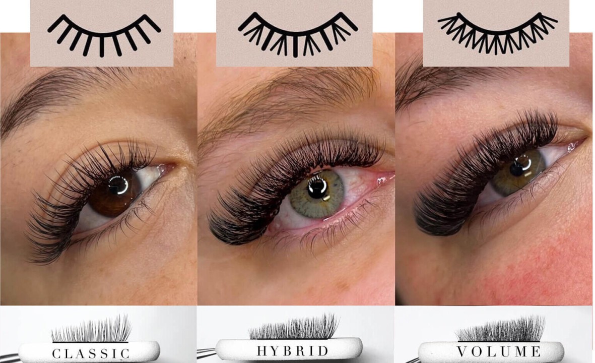 Classic Eyelash VS Volume Eyelash VS Hybrid Eyelash Classic Eyelash VS Volume Eyelash VS Hybrid Eyelash