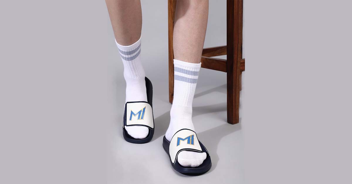 Wearing The Trend: Sliders & Socks