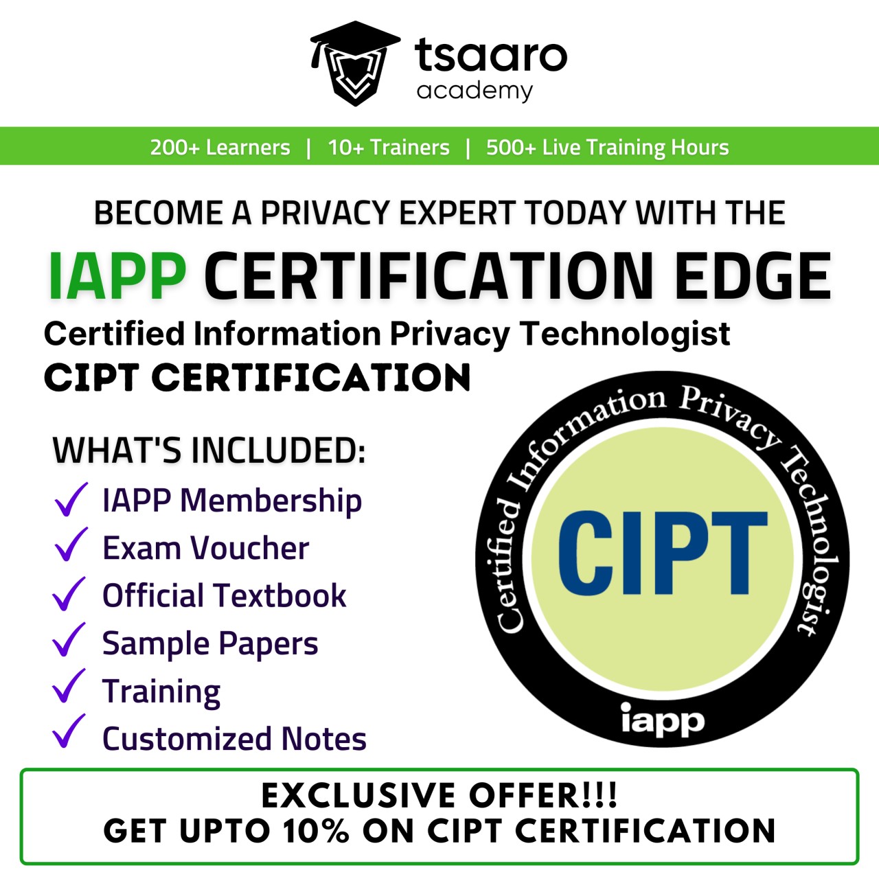 Tsaaro Academy on LinkedIn: Select Your CIPT Batch Tsaaro Academy Tsaaro Academy on LinkedIn: Select Your CIPT Batch Tsaaro Academy
