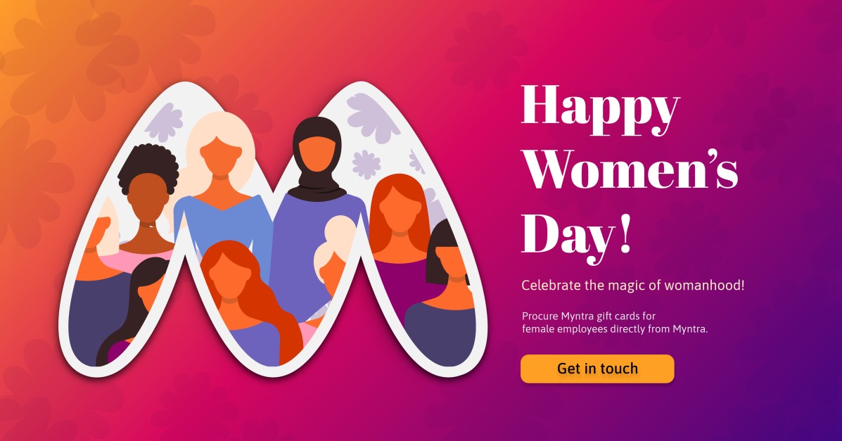 Myntra on LinkedIn: Engage, Retain & Reward your women employees with  Myntra Gift Cards. Share…
