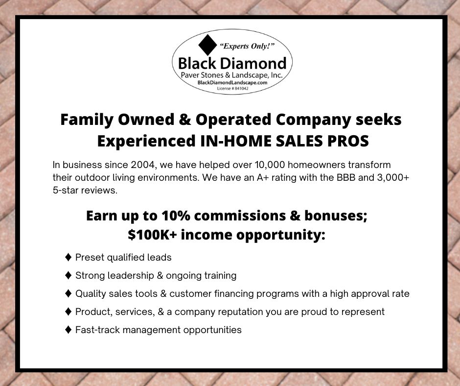 Black Diamond Paver Stones & Landscape, Inc. on LinkedIn: Join our ...
