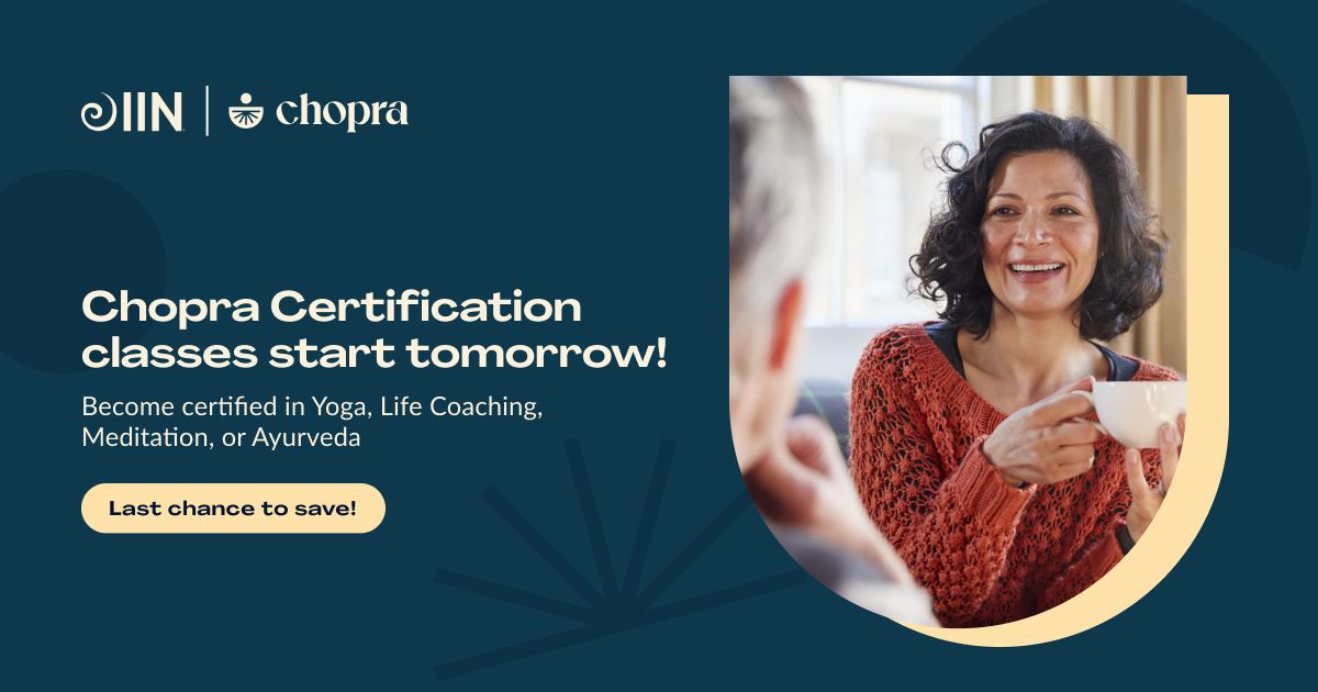 Chopra on LinkedIn: All Chopra Certification classes begin tomorrow 💡 Chopra on LinkedIn: All Chopra Certification classes begin tomorrow 💡