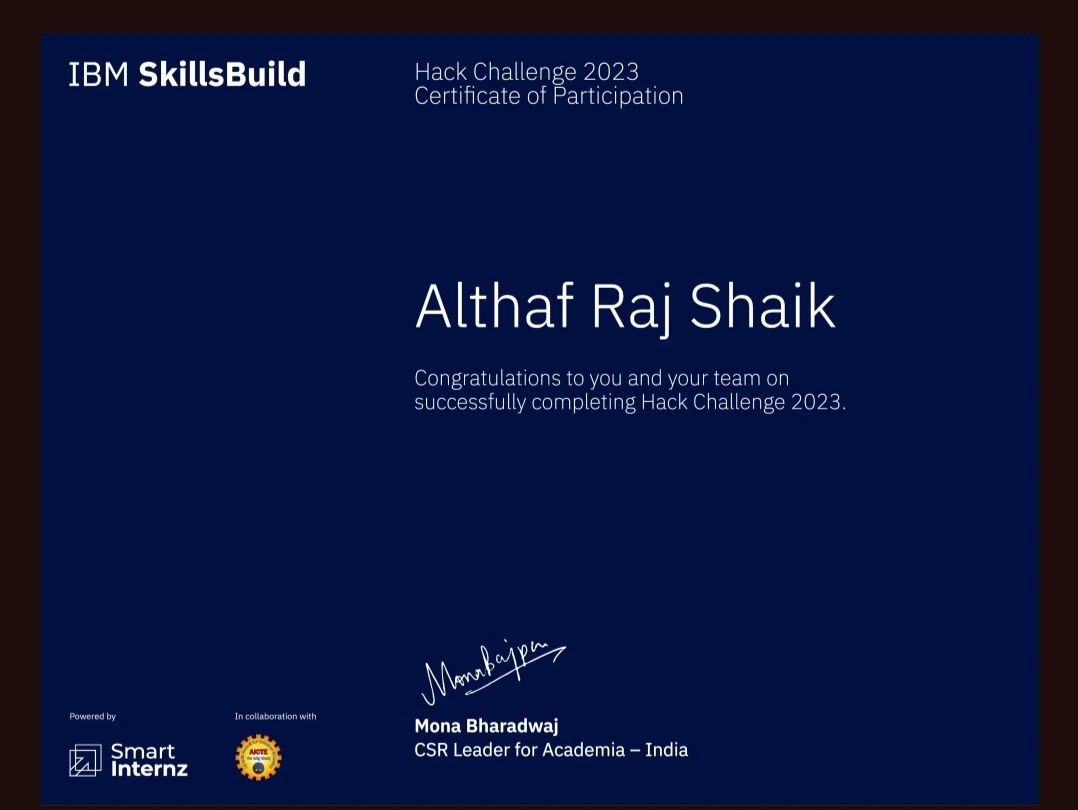 Althaf Raj on LinkedIn: Hi Everyone iam very glad to announce that I Althaf Raj on LinkedIn: Hi Everyone iam very glad to announce that I