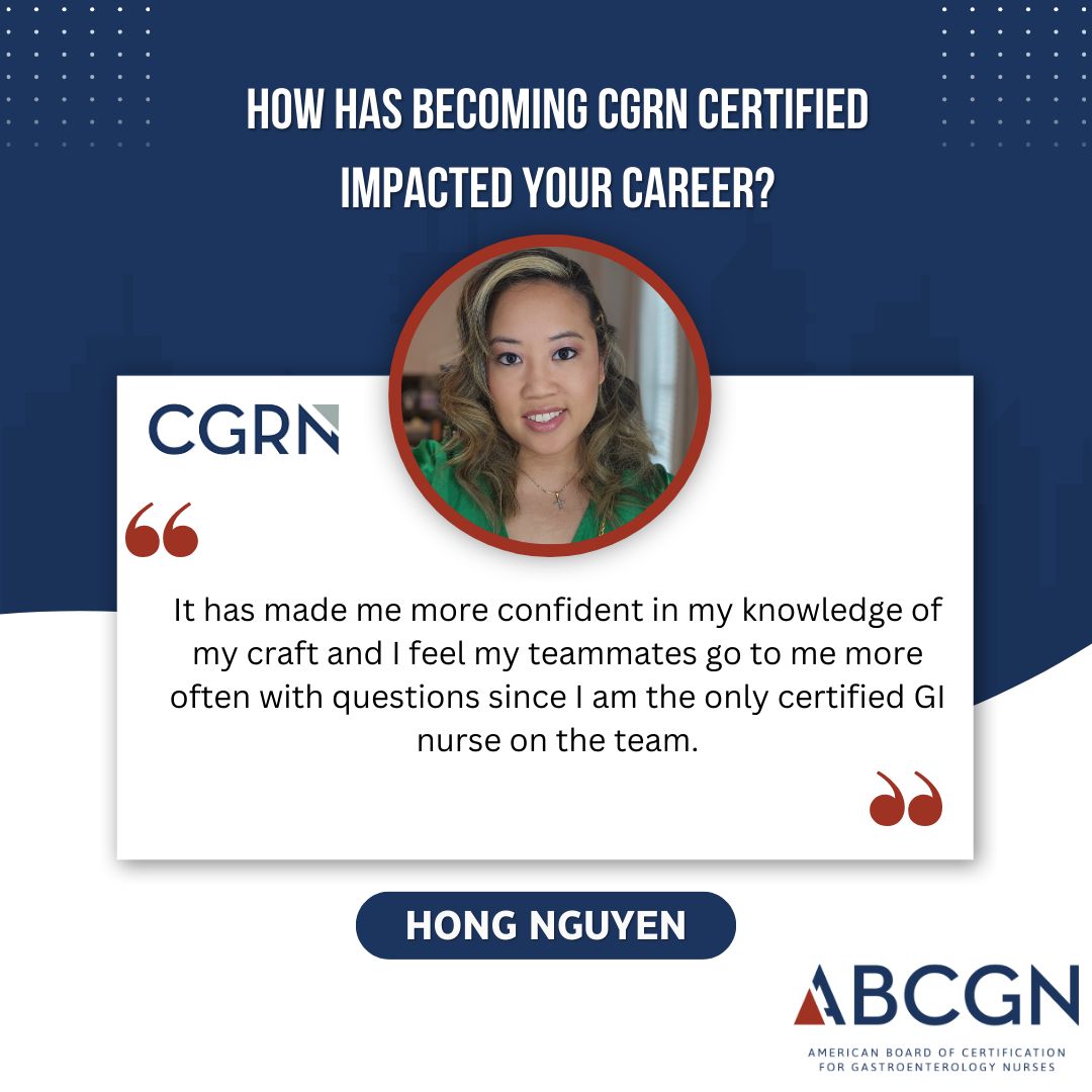 American Board of Certification for Gastroenterology Nurses (ABCGN) on American Board of Certification for Gastroenterology Nurses (ABCGN) on
