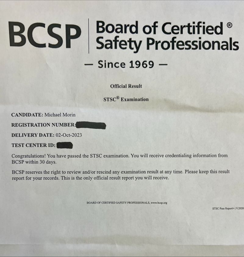 Michael Morin CHST on LinkedIn: I m happy to share I ve received a new Michael Morin CHST on LinkedIn: I m happy to share I ve received a new