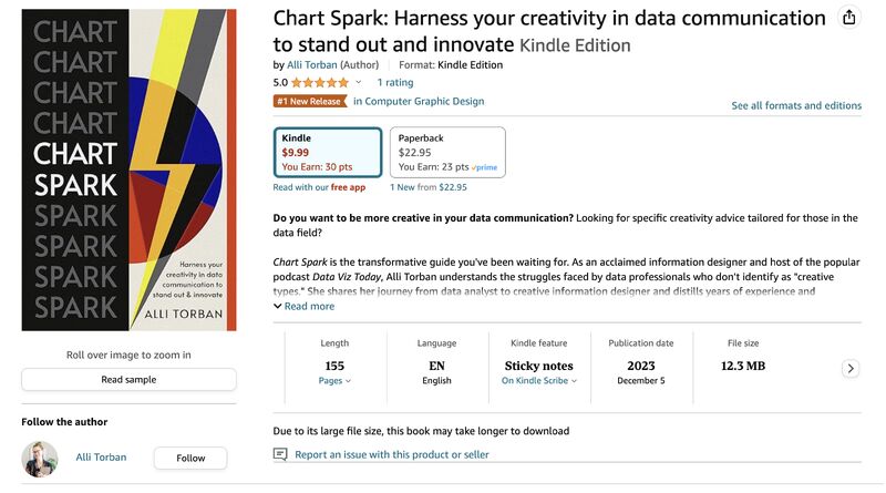 Data Literacy on LinkedIn: 📊 ⚡ 'Chart Spark' by Alli Torban is