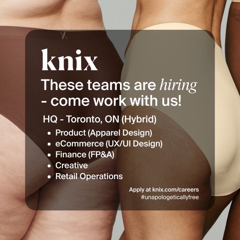 Knix on LinkedIn: #hiringnow #knix