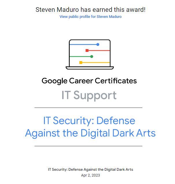 Steven Maduro on LinkedIn: I m happy to share that I ve obtained a new Steven Maduro on LinkedIn: I m happy to share that I ve obtained a new