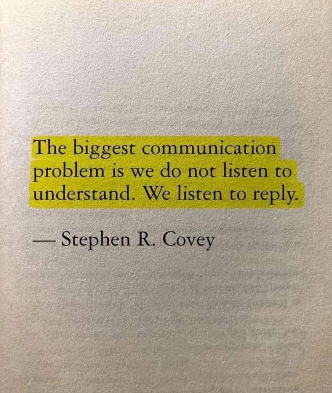 Kase Reighard on LinkedIn: This quote by Stephen R. Covey applies ...