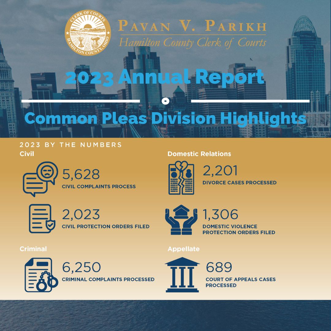 Hamilton County Clerk of Courts on LinkedIn: In 2023 the Common Pleas Hamilton County Clerk of Courts on LinkedIn: In 2023 the Common Pleas