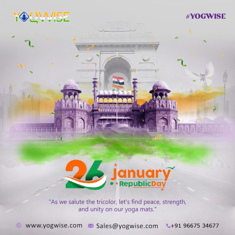 YogWise on LinkedIn: #yogwise #republicday #india #republicdayindia  #happyrepublicday #january…