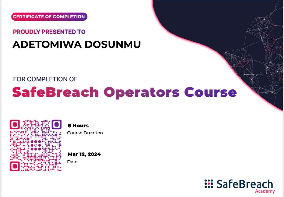 Adetomiwa Dosunmu on LinkedIn: #cybersecurity #safebreach # Adetomiwa Dosunmu on LinkedIn: #cybersecurity #safebreach #