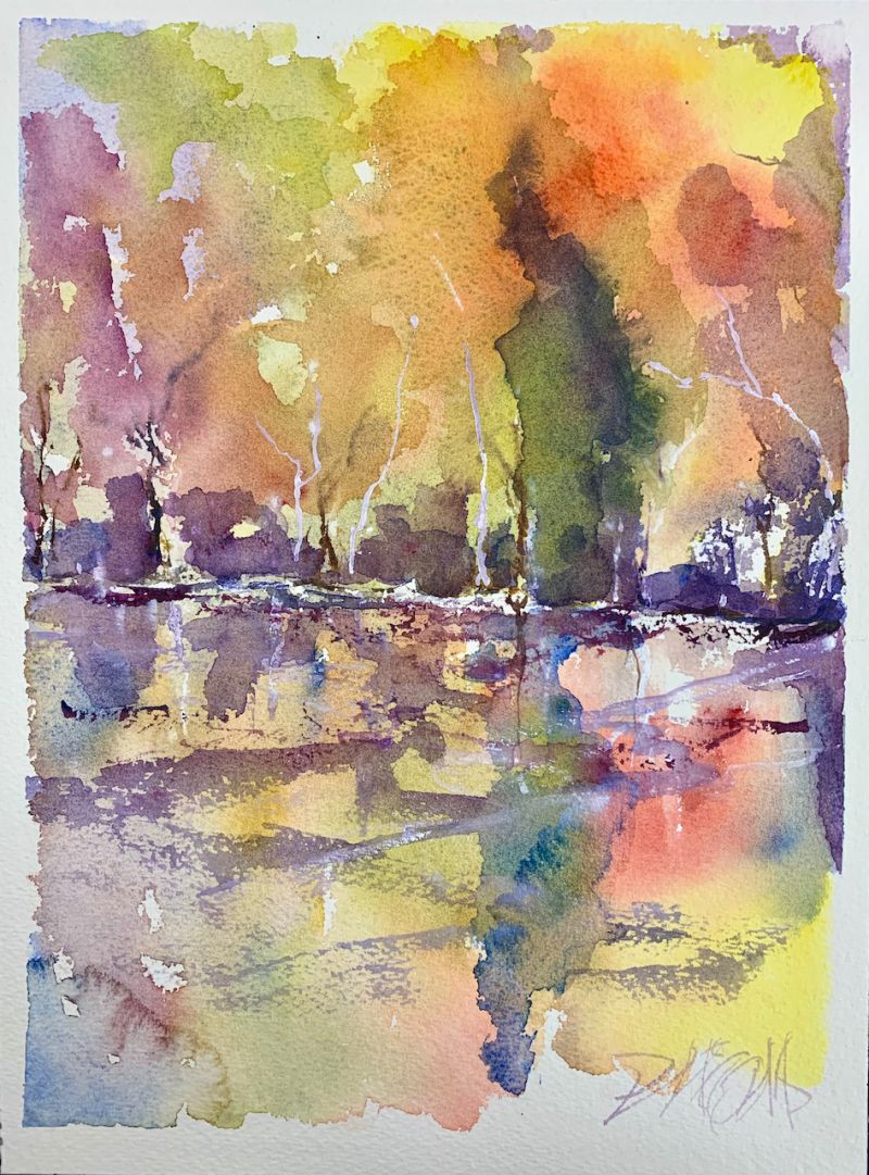 Peach McComb - Art with Attitude on LinkedIn: #brusho #tennesseeartist  #watercolorpainting #tennesseewatercolorsociety…