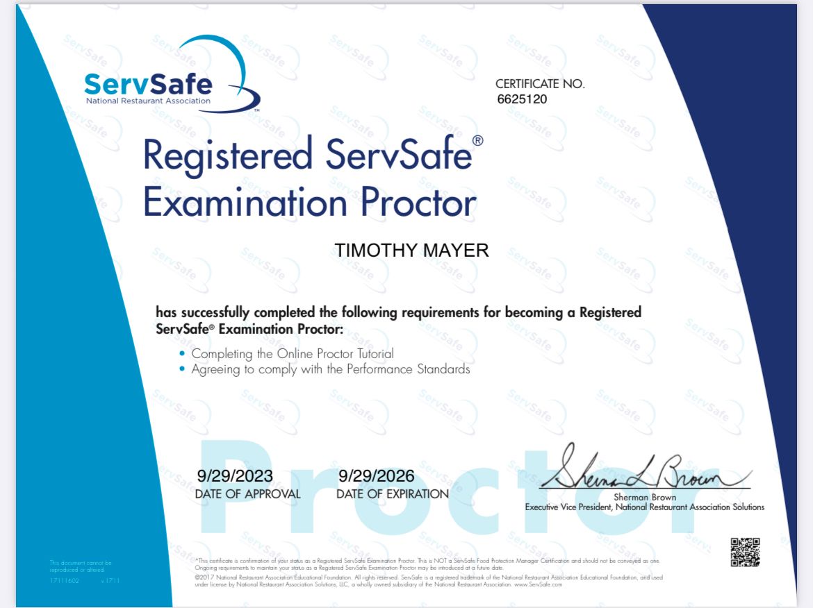 Timothy Mayer on LinkedIn: I finally took the time to get my proctor Timothy Mayer on LinkedIn: I finally took the time to get my proctor