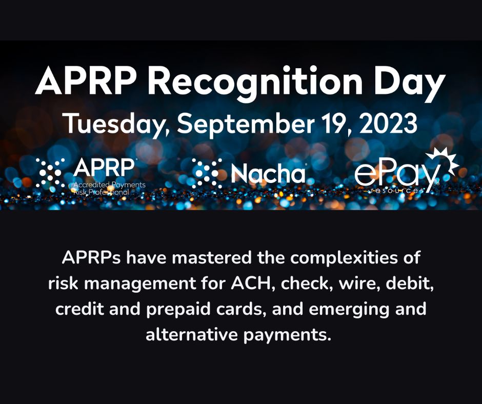 ePayResources on LinkedIn: #payments #aprp #certification #banking # ePayResources on LinkedIn: #payments #aprp #certification #banking #