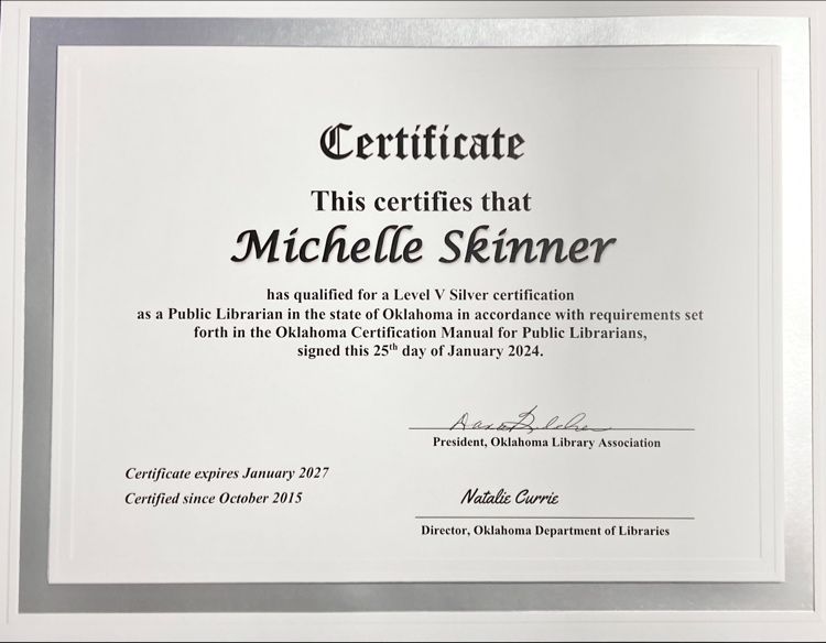 Michelle Skinner MLIS on LinkedIn: I am happy to share that my Michelle Skinner MLIS on LinkedIn: I am happy to share that my