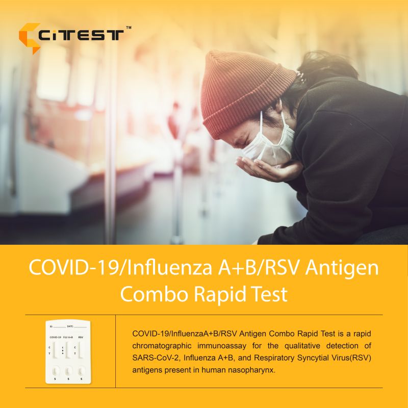 📢COVID-19/Influenza A+B/RSV Antigen Rapid Test: Fast and reliable