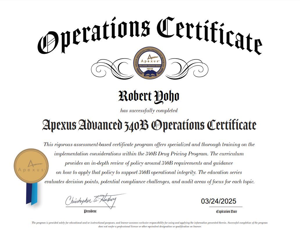 R Logan Yoho PharmD RPh BCACP on LinkedIn: #340b #340bace #ace R Logan Yoho PharmD RPh BCACP on LinkedIn: #340b #340bace #ace