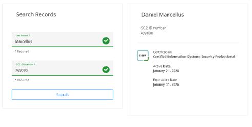 Daniel Marcellus CISSP GISP on LinkedIn: How to Verify a CISSP Daniel Marcellus CISSP GISP on LinkedIn: How to Verify a CISSP