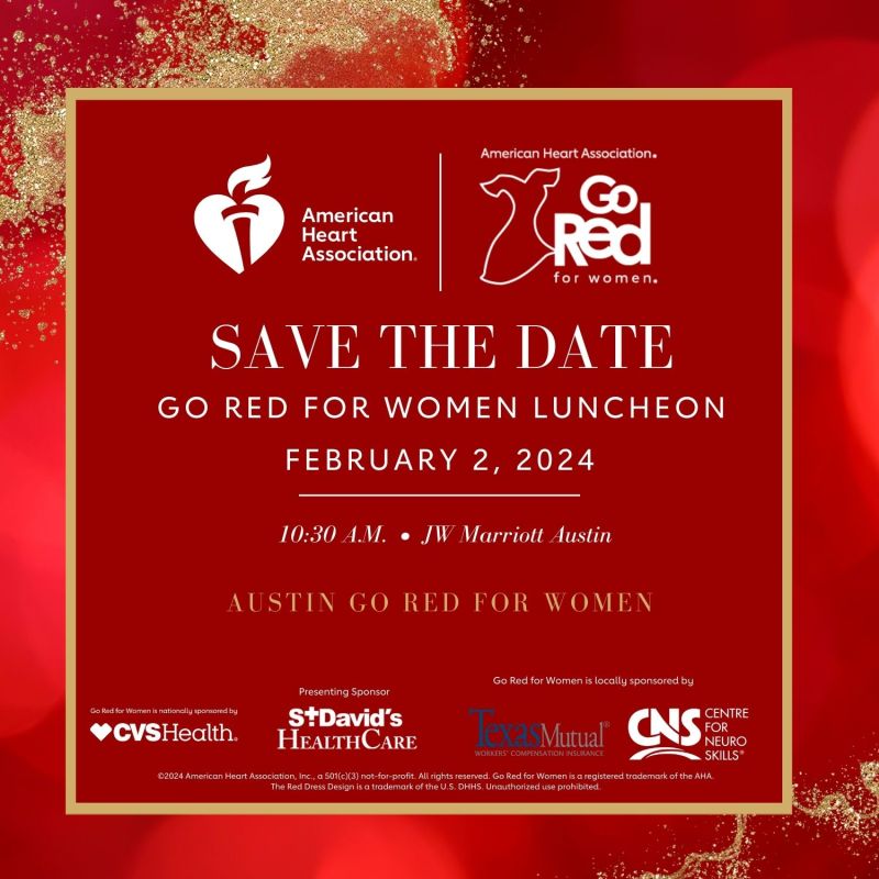 Save the Date for Go Red for Women Annual Luncheon on Women's Heart Health!, Theresa Tighe posted on the topic