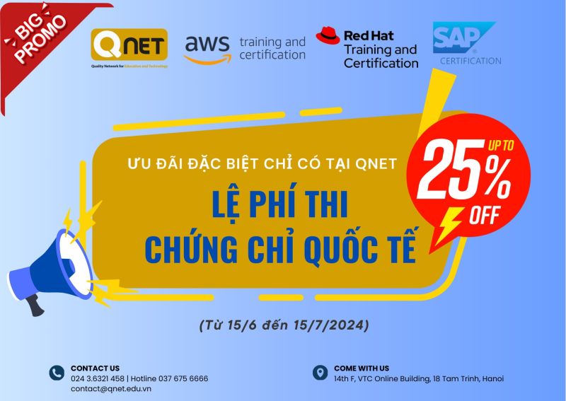 Pham Le Huong on LinkedIn: #qnet #aws #redhat #sap #certification # Pham Le Huong on LinkedIn: #qnet #aws #redhat #sap #certification #