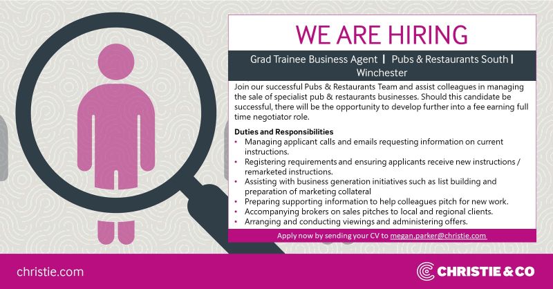 Christie Co on LinkedIn: #hiring #realestate #pubs #grads #apc Christie Co on LinkedIn: #hiring #realestate #pubs #grads #apc