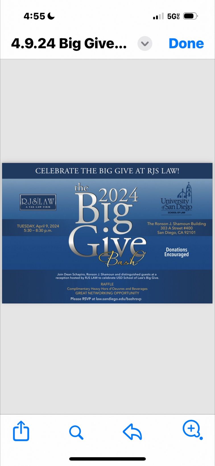 Ronson J Shamoun on LinkedIn: Please join me and USD LAW for the Big Ronson J Shamoun on LinkedIn: Please join me and USD LAW for the Big