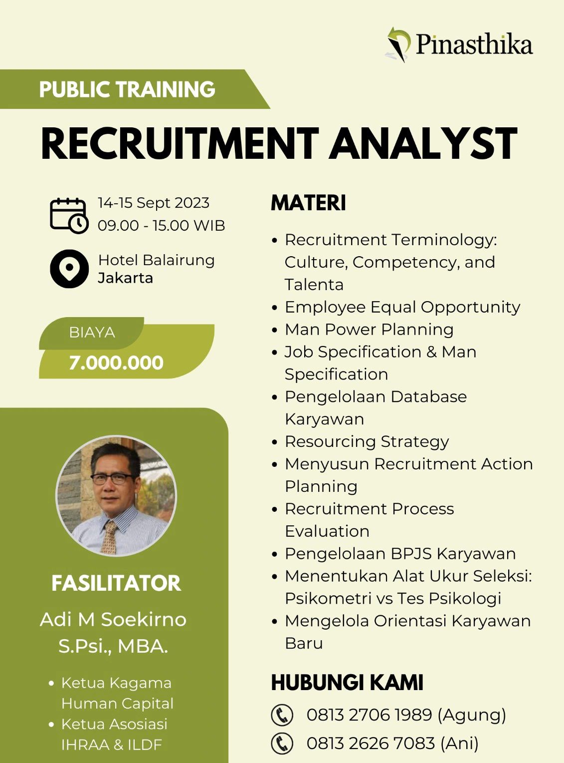 Agung C Madjid S Psi CRA CHRM on LinkedIn: #bnsp #msdm #certification Agung C Madjid S Psi CRA CHRM on LinkedIn: #bnsp #msdm #certification