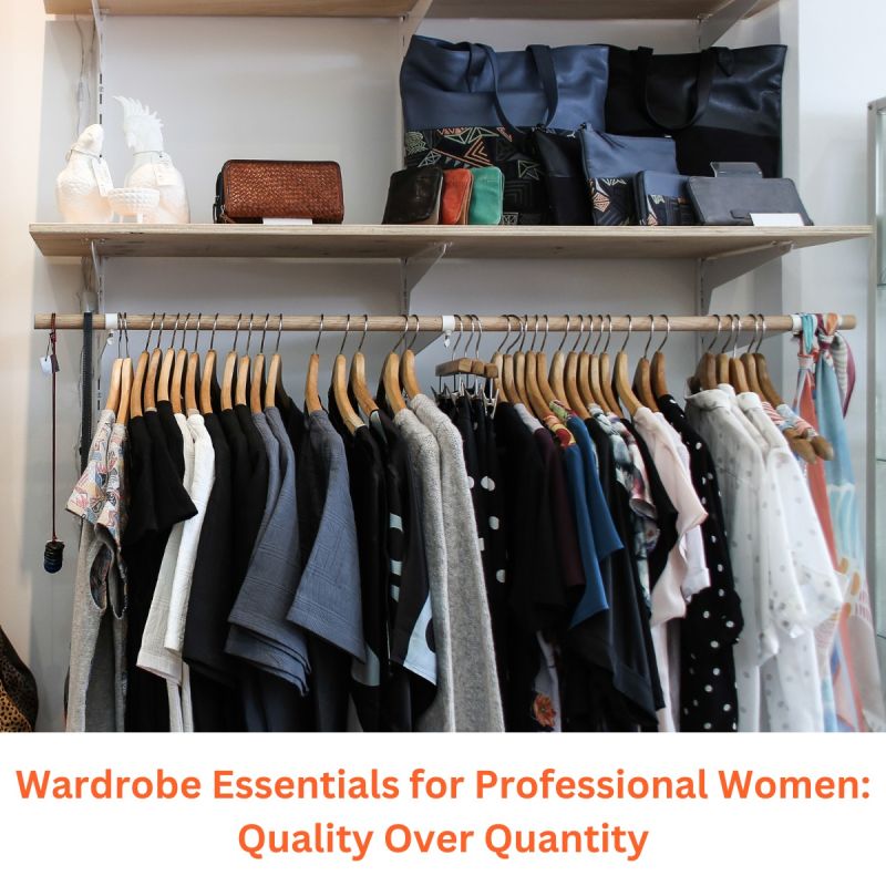 Wardrobe Essentials for Professional Women: Quality over Quantity, Dinazah  LLC posted on the topic