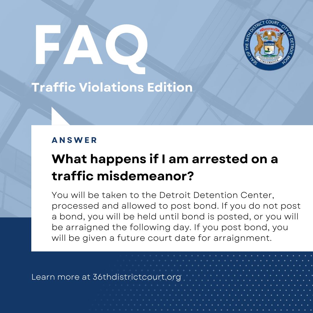 Traffic violations FAQs: What happens if I am arrested on a traffic Traffic violations FAQs: What happens if I am arrested on a traffic
