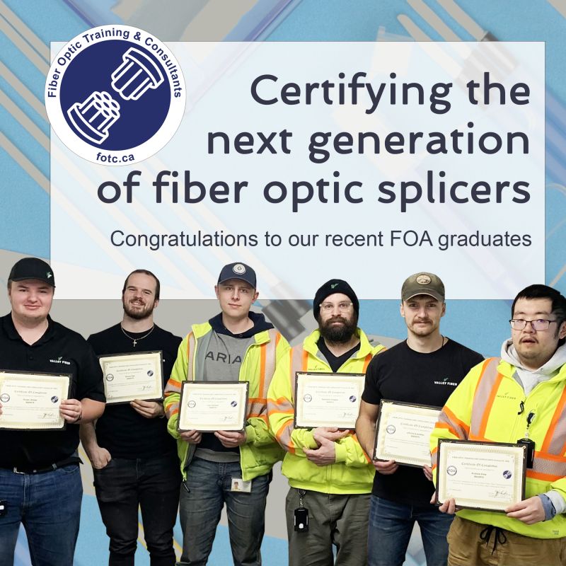 The Fiber Optic Association Inc (FOA) on LinkedIn: Congratulations The Fiber Optic Association Inc (FOA) on LinkedIn: Congratulations